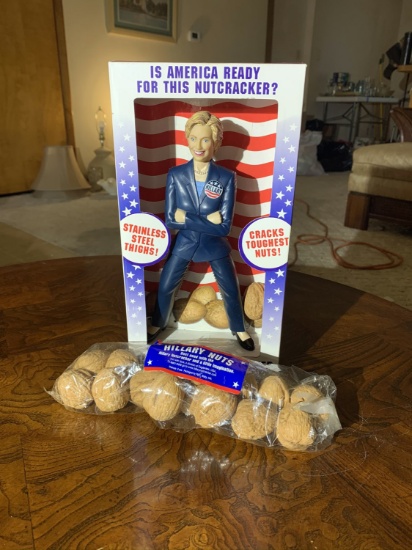 Hillary Clinton Nutcracker (new in box)