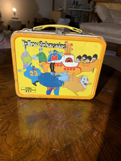 Beatles Yellow Submarine by Thermos Metal Lunch Box
