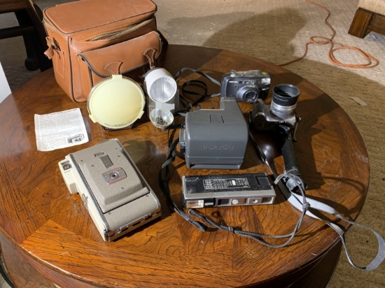 Assortment of Vintage Cameras