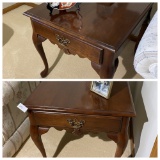 Pair of Vintage Queen Anne End Tables