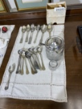 Group lot of sterling silver and plated pieces