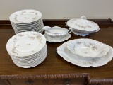 Group lot of antique china pieces