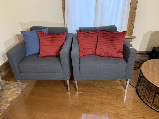 A Pair of Contemporary Style Chairs