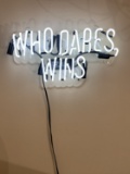 Who Dares Wins Neon Sign