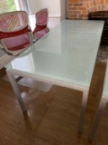 Frosted Glass Work Table