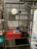 NSF Metal Shelf Unit with Contents