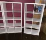 2 Cube Shelving Units No Bins Included