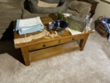 Vintage wooden coffee table