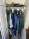 Contents of closet - military clothing