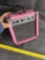 Small Pink Guitar Amplifier