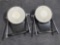 Two Roland V Drum Kick Drums on Stands