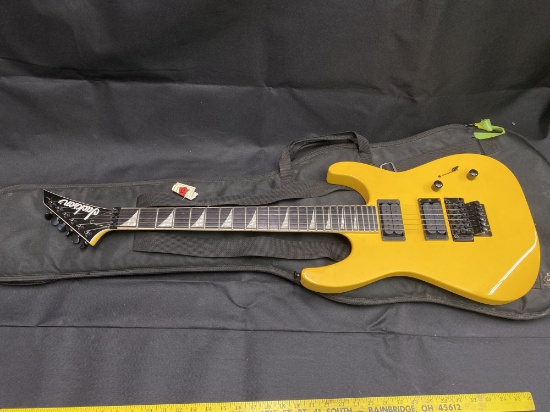 Vintage Yellow Jackson Electric Guitar