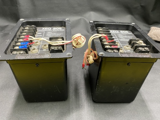 Pair of XEQ 808 Crossover/Equalizers