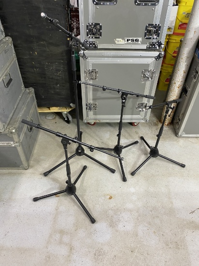 Group of K&M Made in Germany Mic Stands