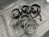 Group lot of studio headphones