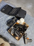 Assorted case hardware, small cases etc