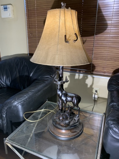 Hunting Lodge Style Lamp