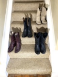 4 Pairs of Cowboy Boots