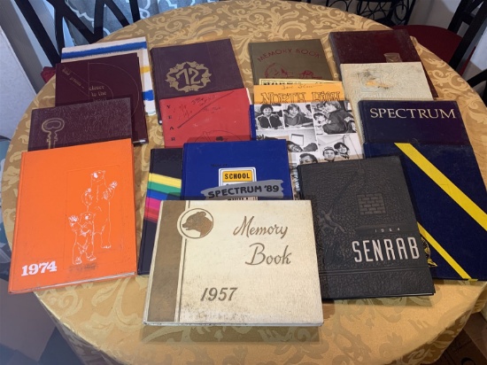 16 Vintage Yearbooks North High and Brookhaven High Schools