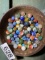 Bowl of Antique marbles