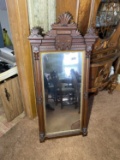 Large Antique 19th Century Carved Mirror