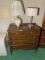 Vintage dresser and two lamps