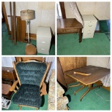 Group lot of vintage furniture and more