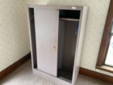 Large metal wardrobe cabinet