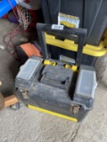 Plastic rolling toolbox