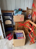 Lot of games, chairs, doll and more