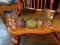 Group lot of Italian millefiori paperweights