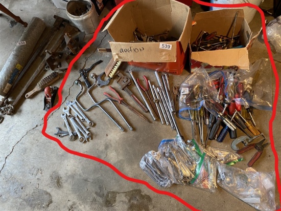 Group lot of assorted mis tools