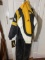 Vintage Snowmobile suit and Pittsburgh Hockey Jacket