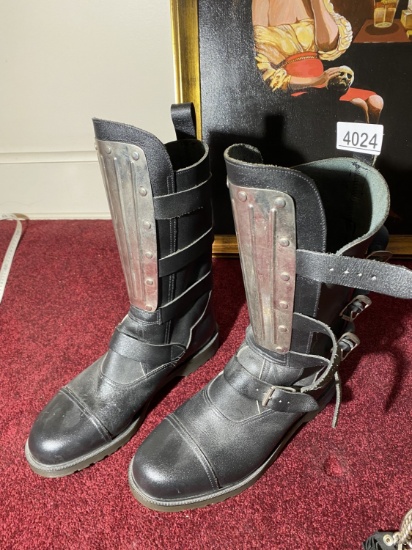 Vintage 1980s Biker Boots Carnaby Centre England