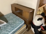 Vintage Mid Century Single Bed PLUS stuffed animals