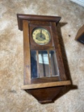 Vintage Oak Mission Style Wall Clock
