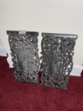 Pair of Cast Iron Victorian Vents or Grates
