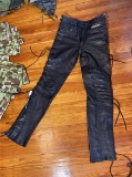 Pair of vintage Harley Davidson leather pants