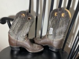 Pair of Vintage Fancy Cowboy Boots by Tony Lama