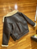 Nice Vintage Sheepskin Leather Jacket