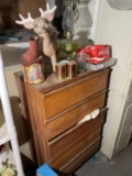Mid Century Dresser plus items on top