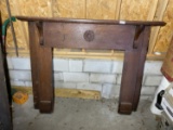 Antique Wooden Mantle