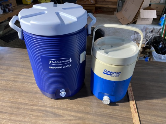 2 Portable Job Site Coolers