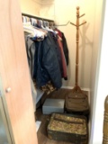 Clean out of Master Closet - Coats, Luggage  & Coat Rack