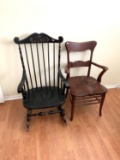 Kling Concord Rocking Chair & Wooden Chair