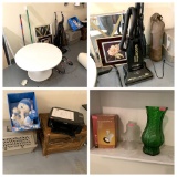 Retro Style Coffee Table, Vacuums, Brooms, Wall Art and More