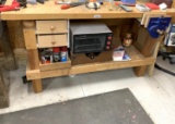 Woodworkers Bench and Vise