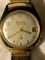 Vintage Bulova Accutron Watch Gold tone with Tuning Fork Logo