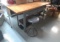 2 Drawer Metal Work Table with Work Stool & Shop Rugs