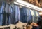 Well Maintained Men's Clothing. 2 Large Sets Hanging in Basement